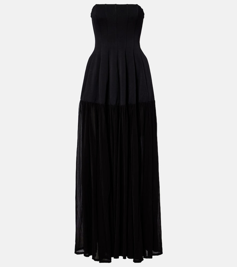 Simkhai Strapless tulle maxi dress