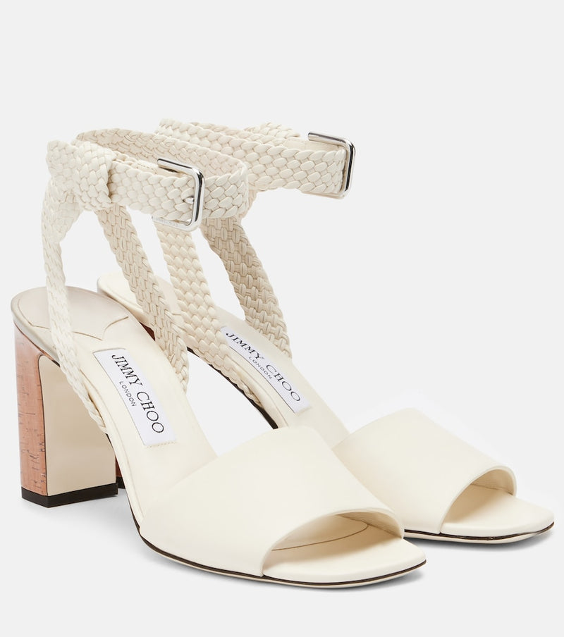 Jimmy Choo Rori braided leather sandals