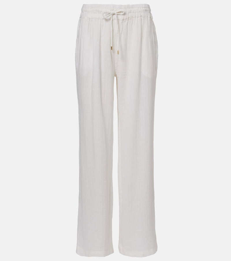 Melissa Odabash Krissy cotton wide-leg pants