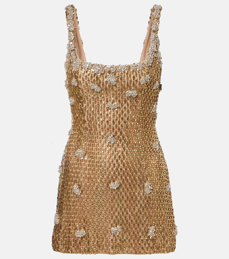 Rachel Gilbert Solana embellished corset dress