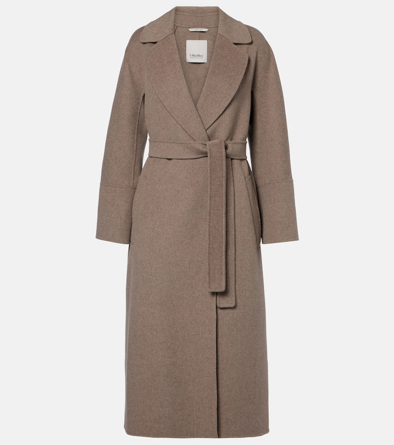 S Max Mara Elisa virgin wool wrap coat