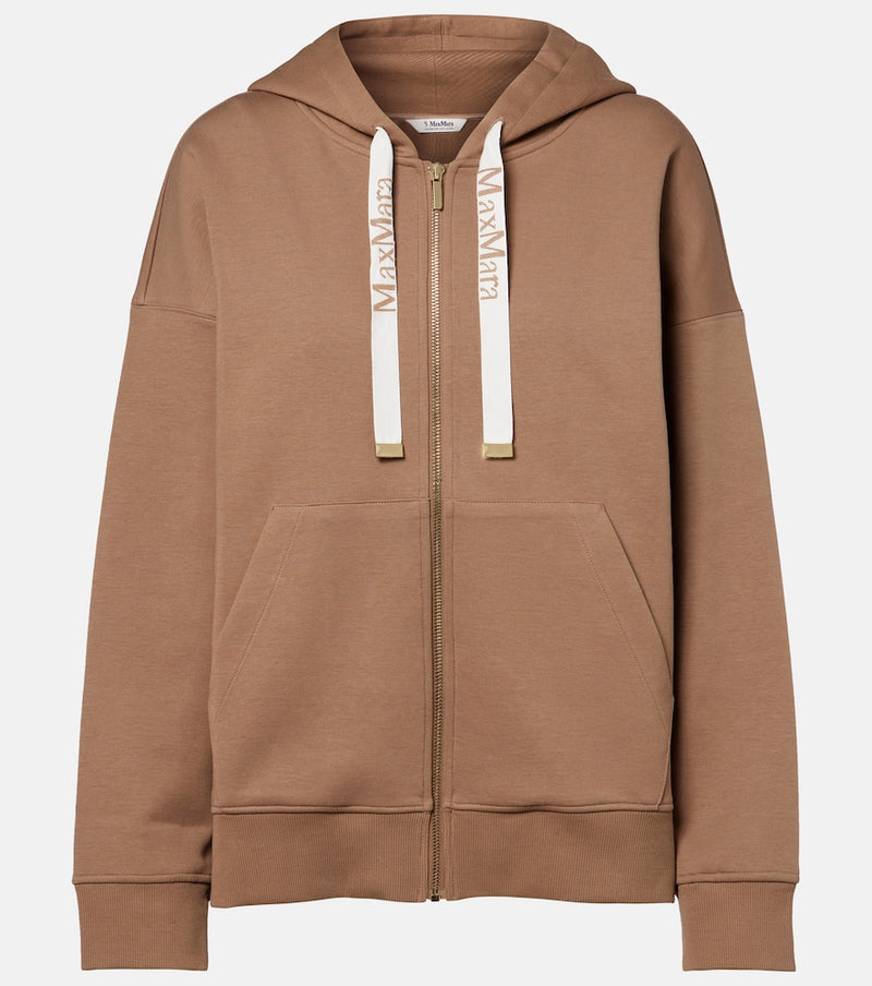 S Max Mara Cotton-blend hoodie
