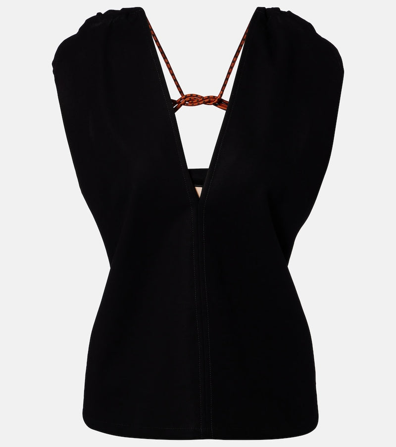 Plan C Cotton crepe top