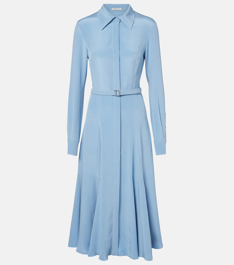 Emilia Wickstead Riko belted silk midi dress