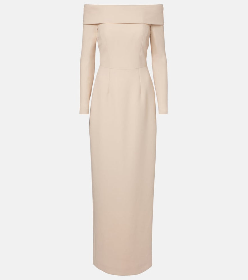 Emilia Wickstead Nosrat wool crepe bustier dress