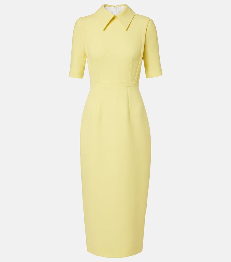 Emilia Wickstead Valletta wool crepe midi dress