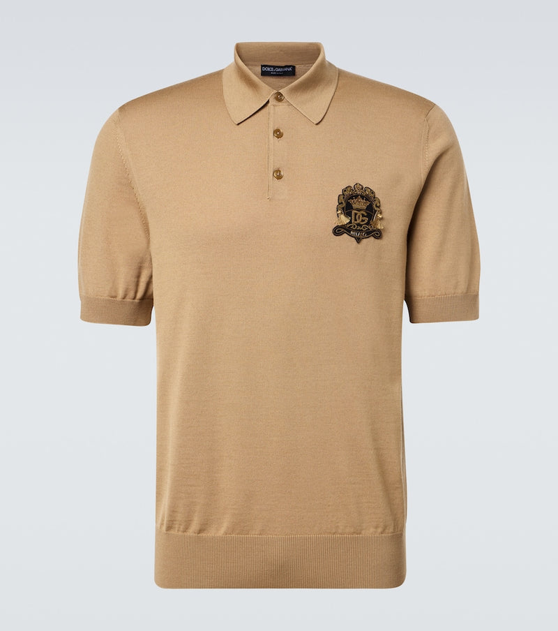 Dolce & Gabbana Virgin wool polo shirt