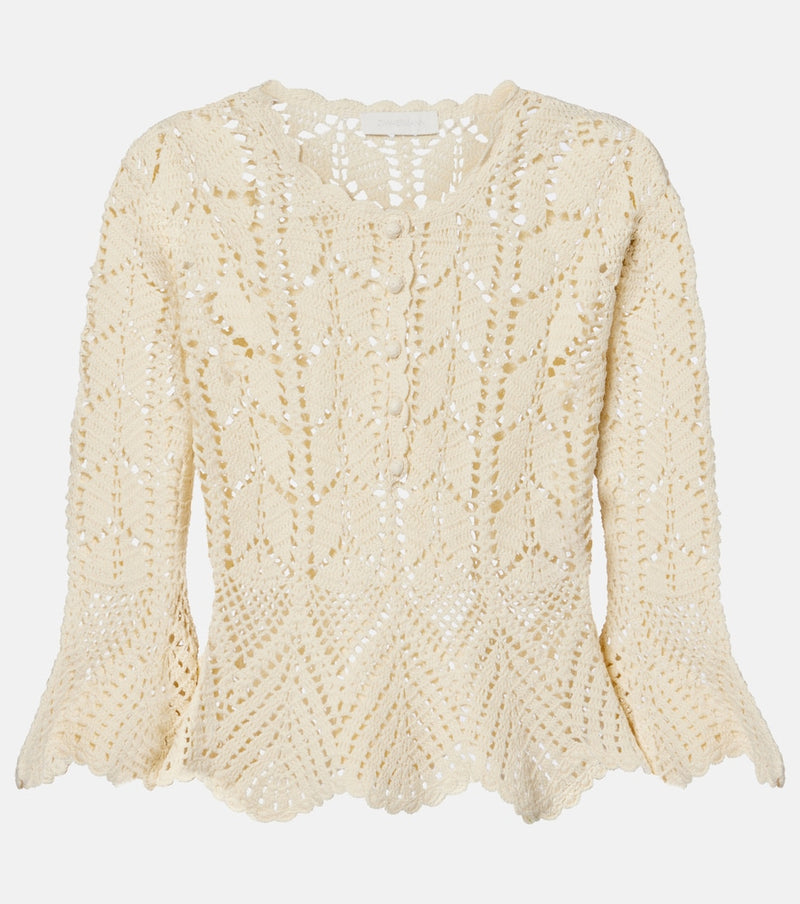 Zimmermann Crochet cotton top