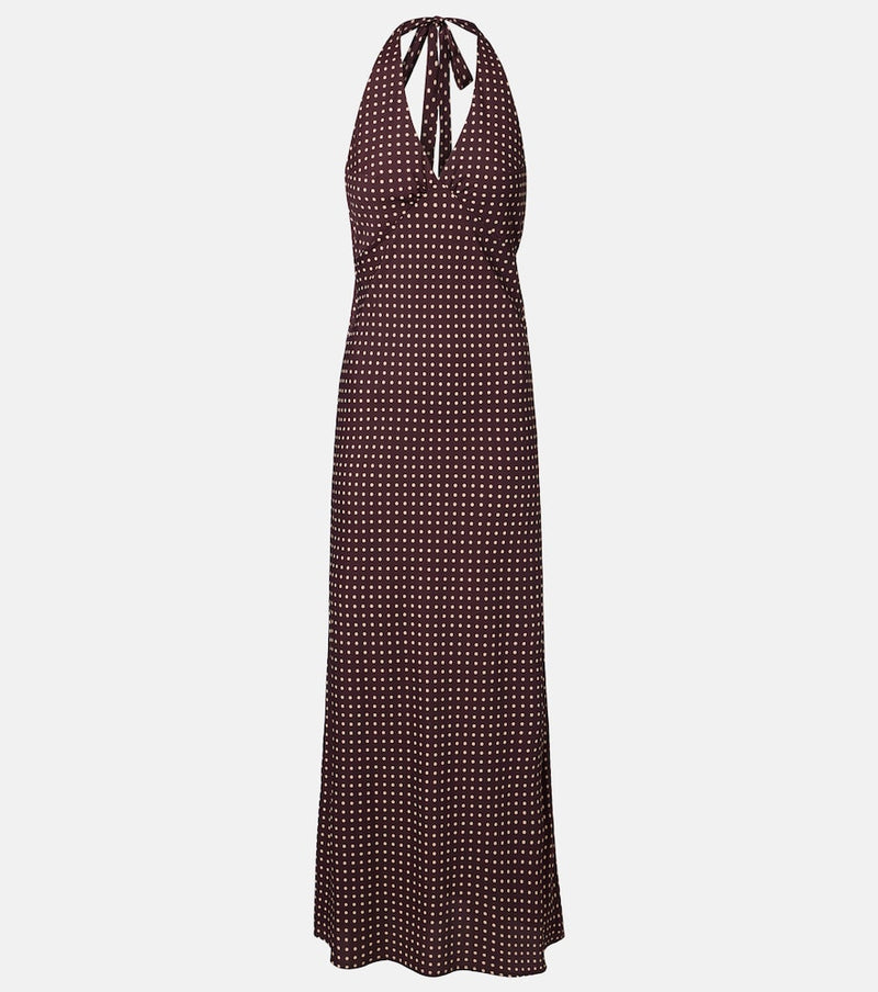 Faithfull Rosa polka-dot maxi dress