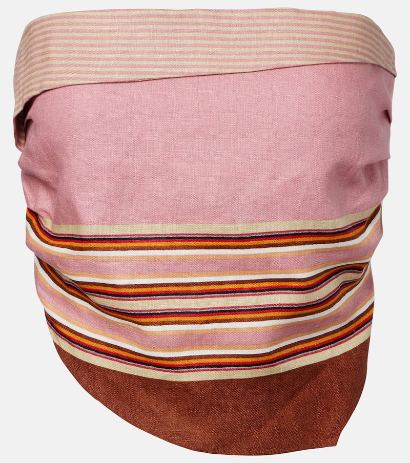 Faithfull Ebbe striped linen top