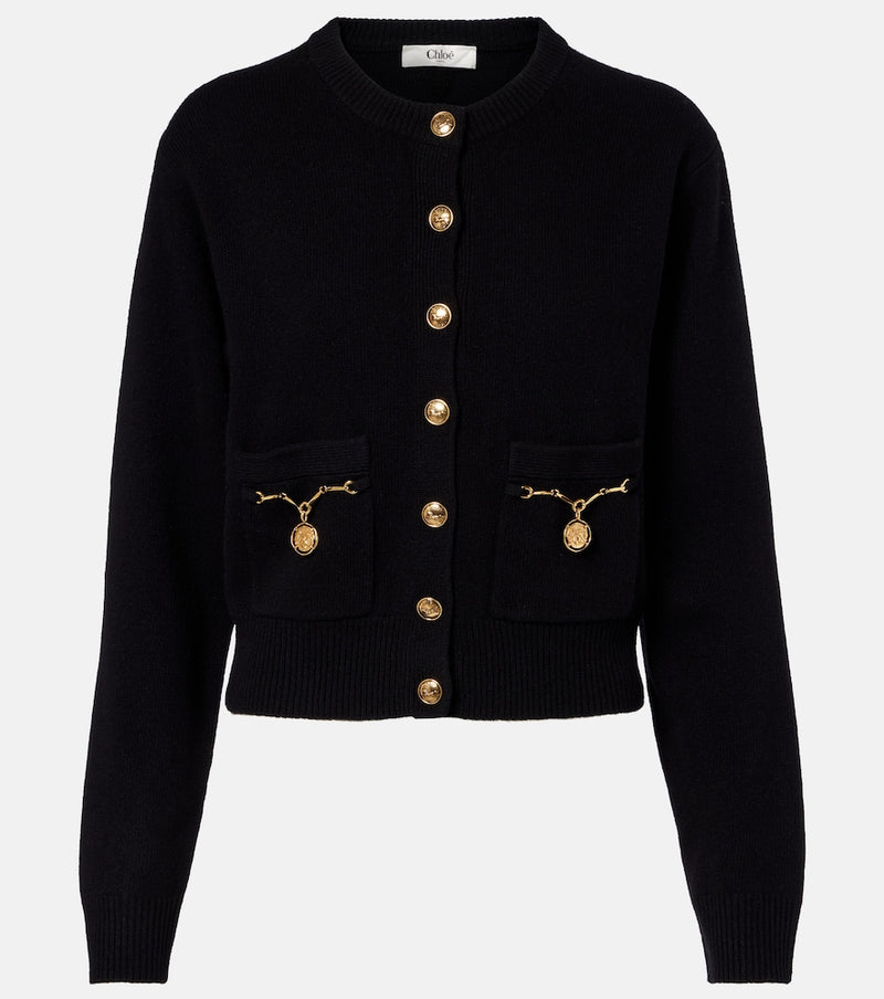 Chloe Wool and cashmere cardigan