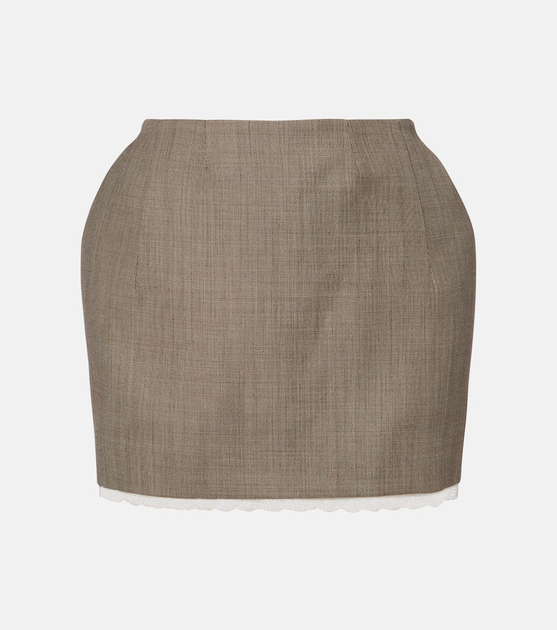 Magda Butrym Wool miniskirt