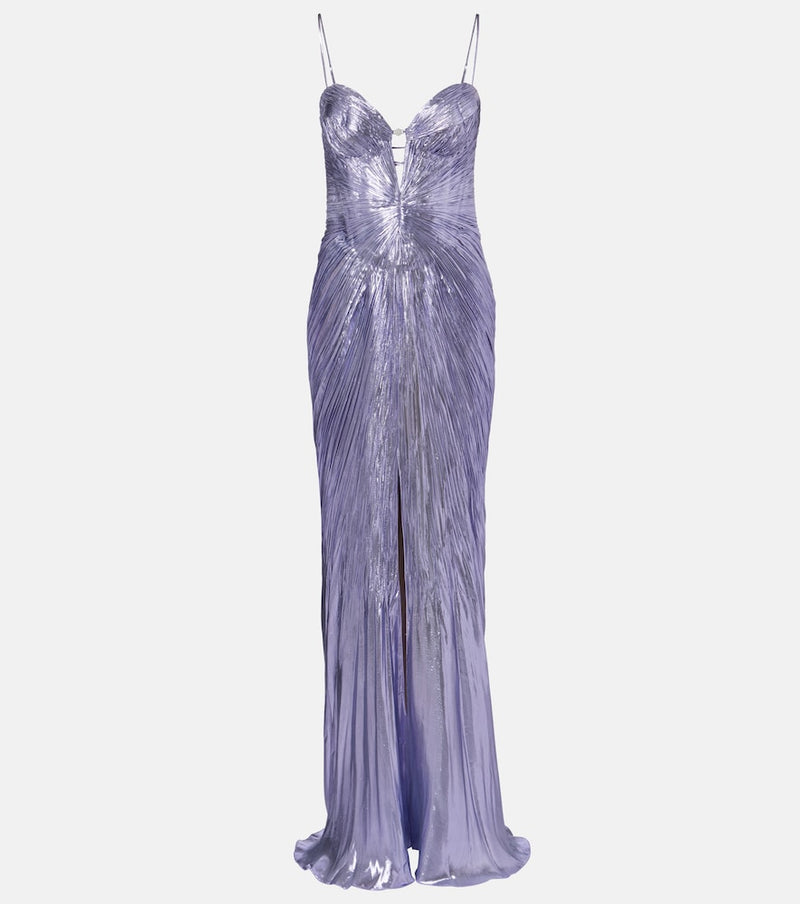 Maria Lucia Hohan Sara silk-blend bustier gown