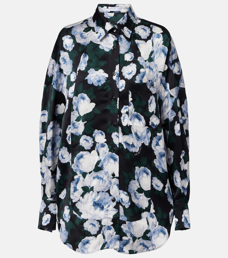Stella McCartney Floral satin blouse