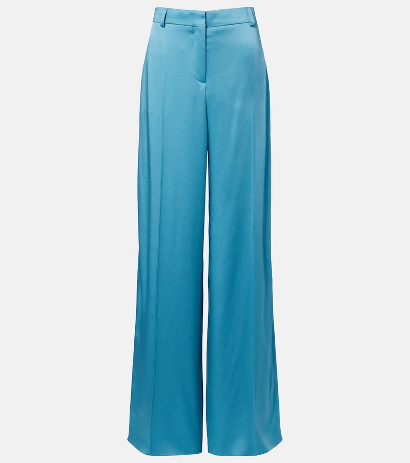 Stella McCartney Satin wide-leg pants
