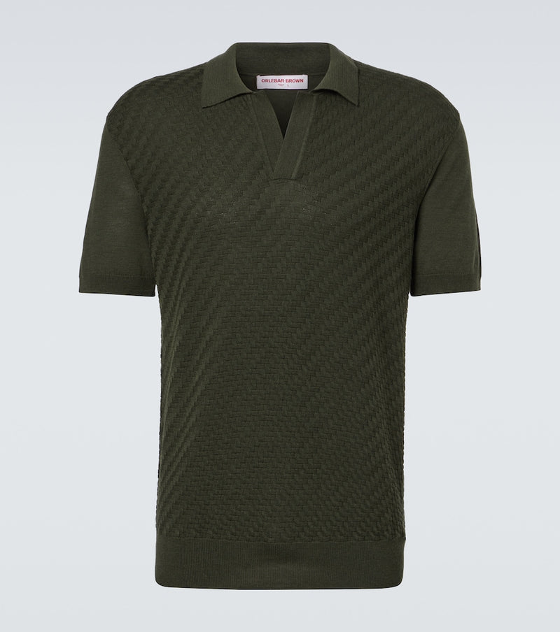 Orlebar Brown Horton silk and cotton polo shirt