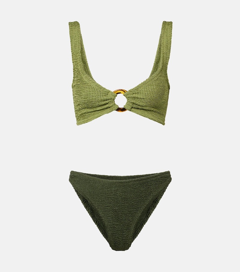 Hunza G Julia ring-detail bikini