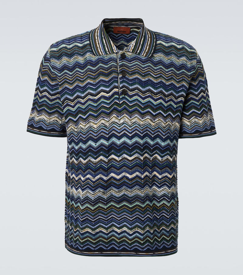 Missoni Zigzag cotton polo shirt