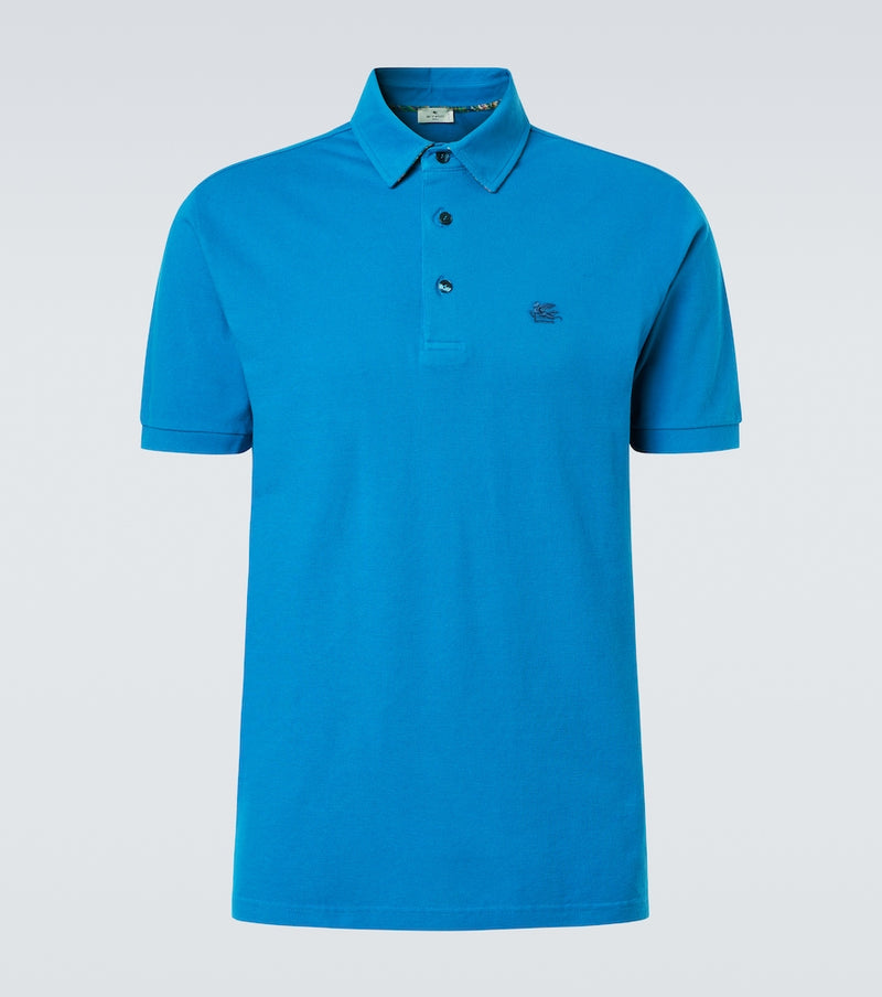 Etro Pegaso cotton polo shirt