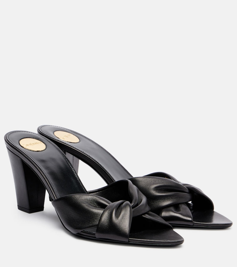 Saint Laurent Franciane 25 leather mules