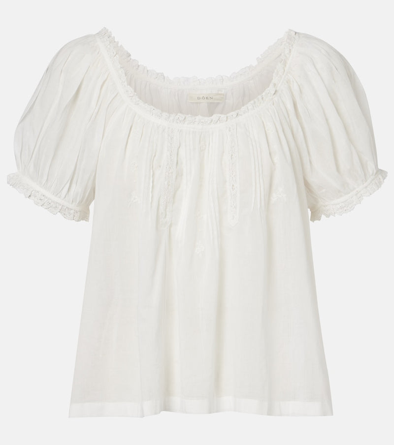 Doen Frederica cotton voile top