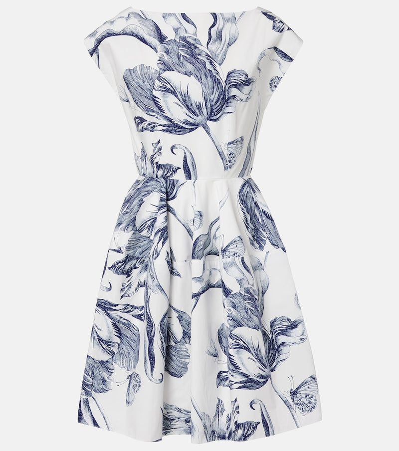Erdem Floral cotton minidress