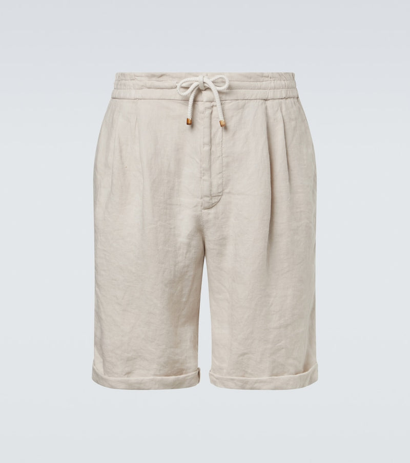 Brunello Cucinelli Linen Bermuda shorts