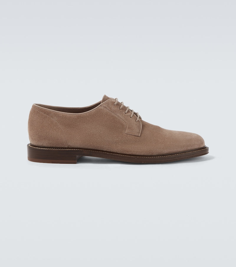 Brunello Cucinelli Suede Derby shoes