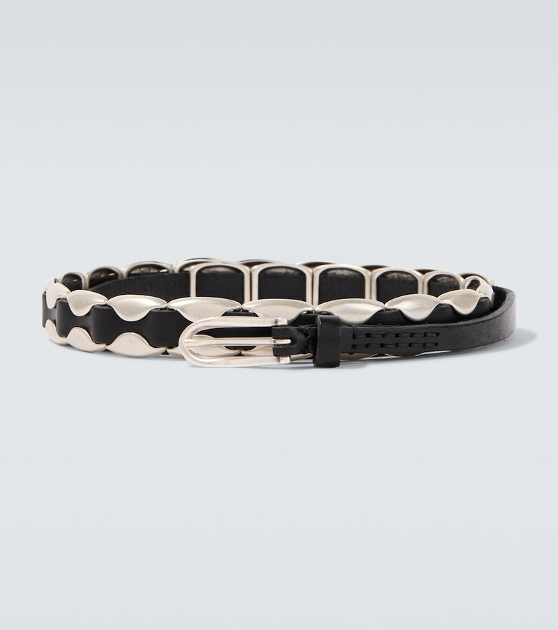 Our Legacy Billow studded leather belt