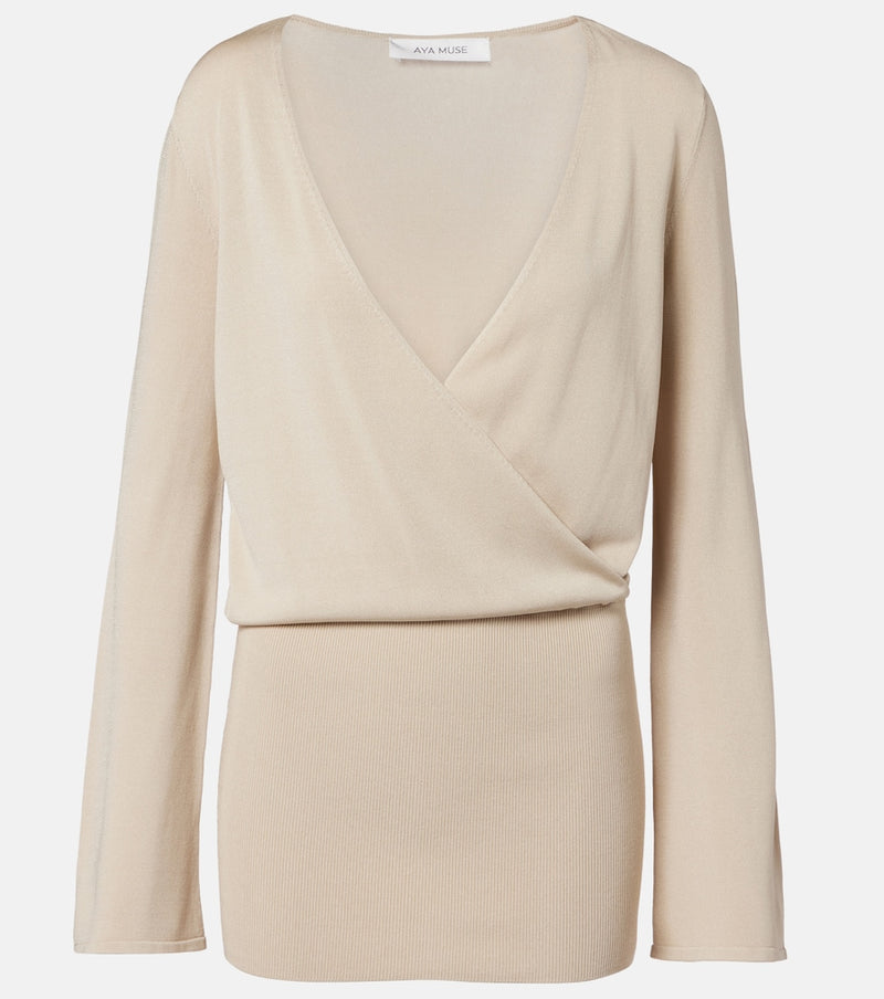 Aya Muse Gema minidress in Sand
