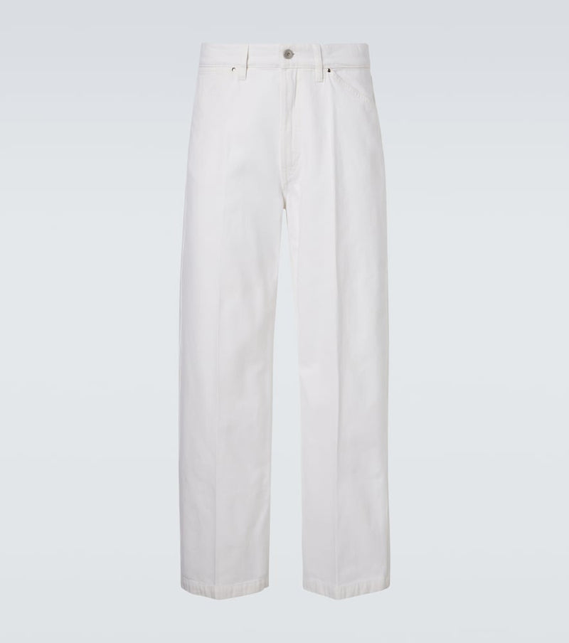 Lemaire Wide-leg jeans in Milk