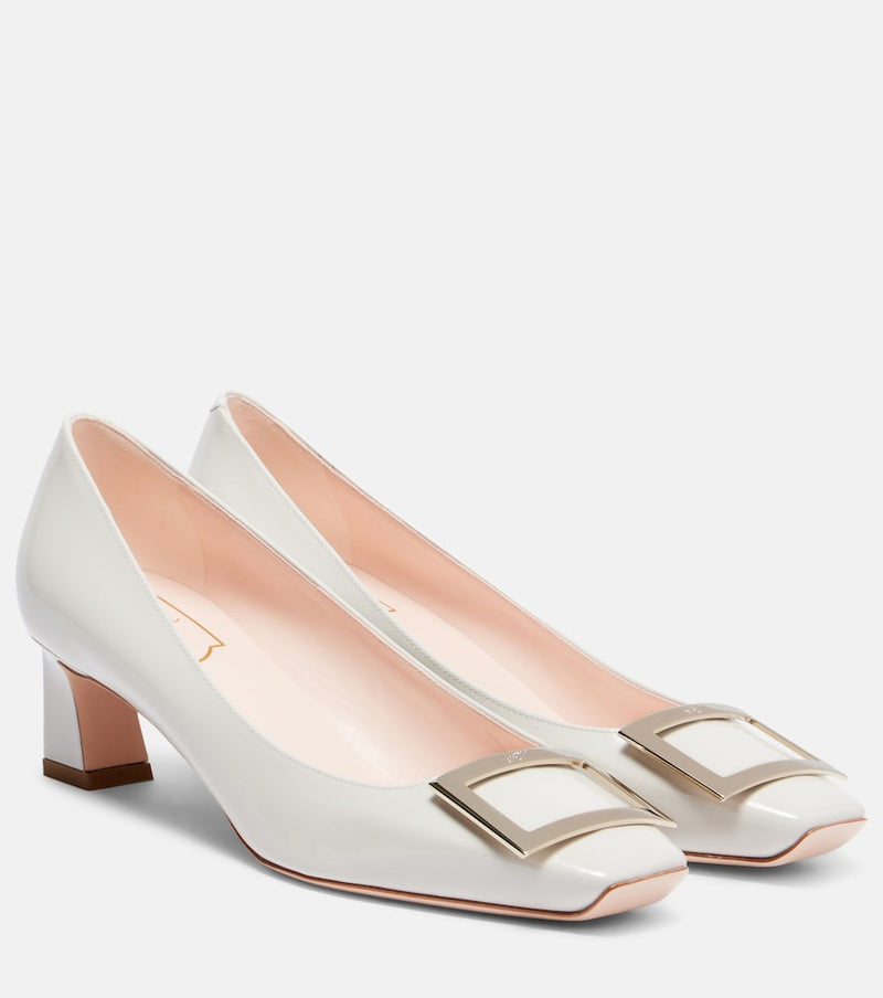 Roger Vivier Trompette 45 patent leather pumps