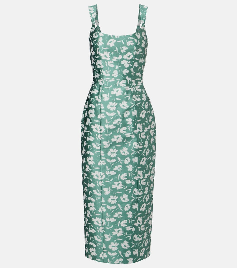 Markarian Numa brocade midi dress