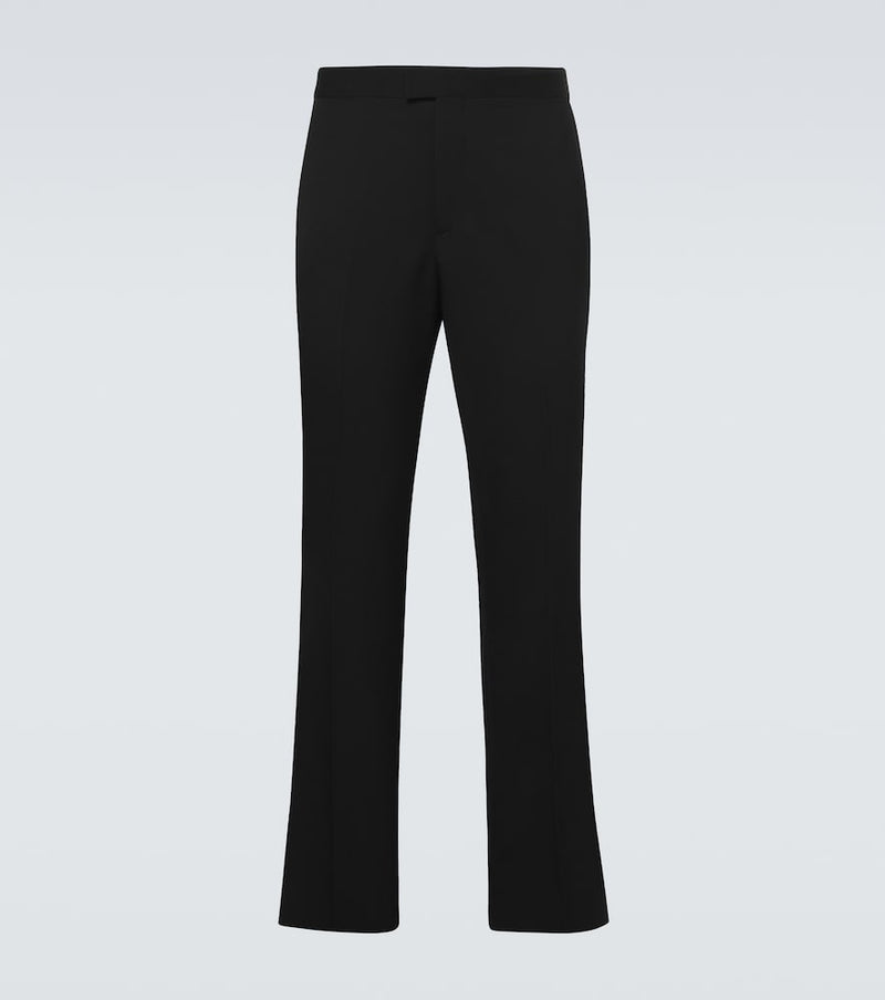 Burberry Wool grain de poudre tuxedo pants