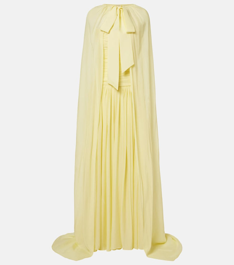 La Fuori Draped cape and gown set