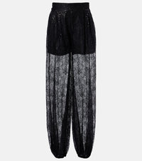 Nina Ricci Sequined lace balloon pants