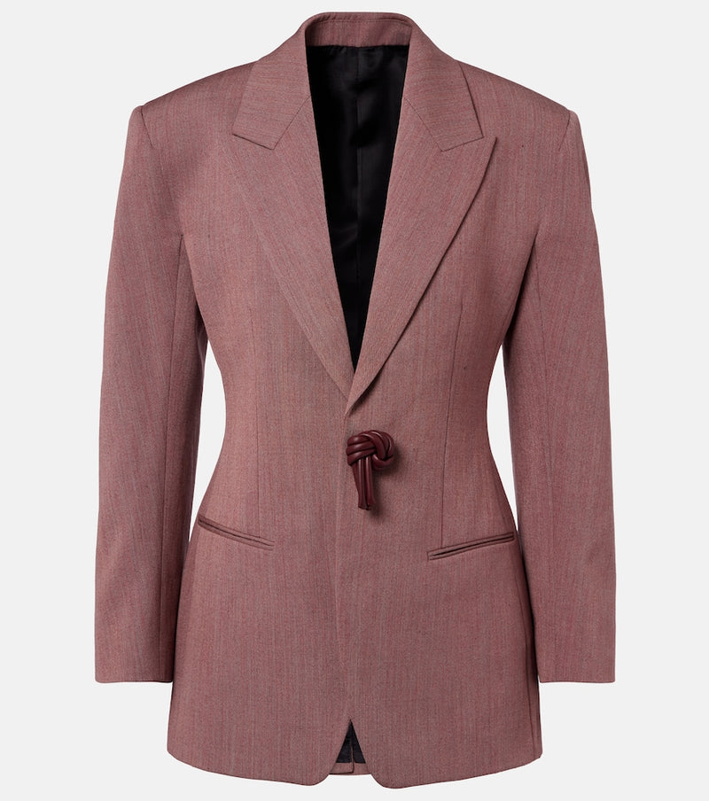 Bottega Veneta Wool and linen-blend blazer