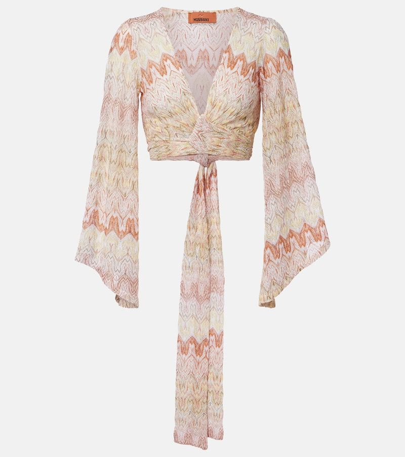 Missoni Lame crop top