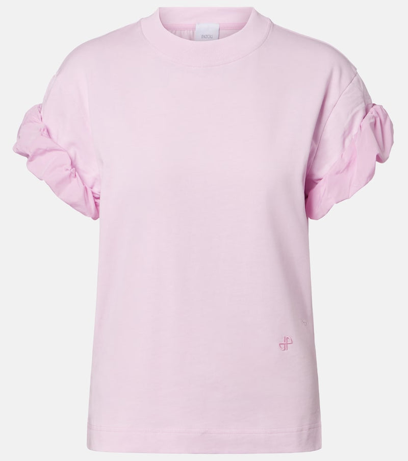 Patou Cotton T-shirt in Candy Pink