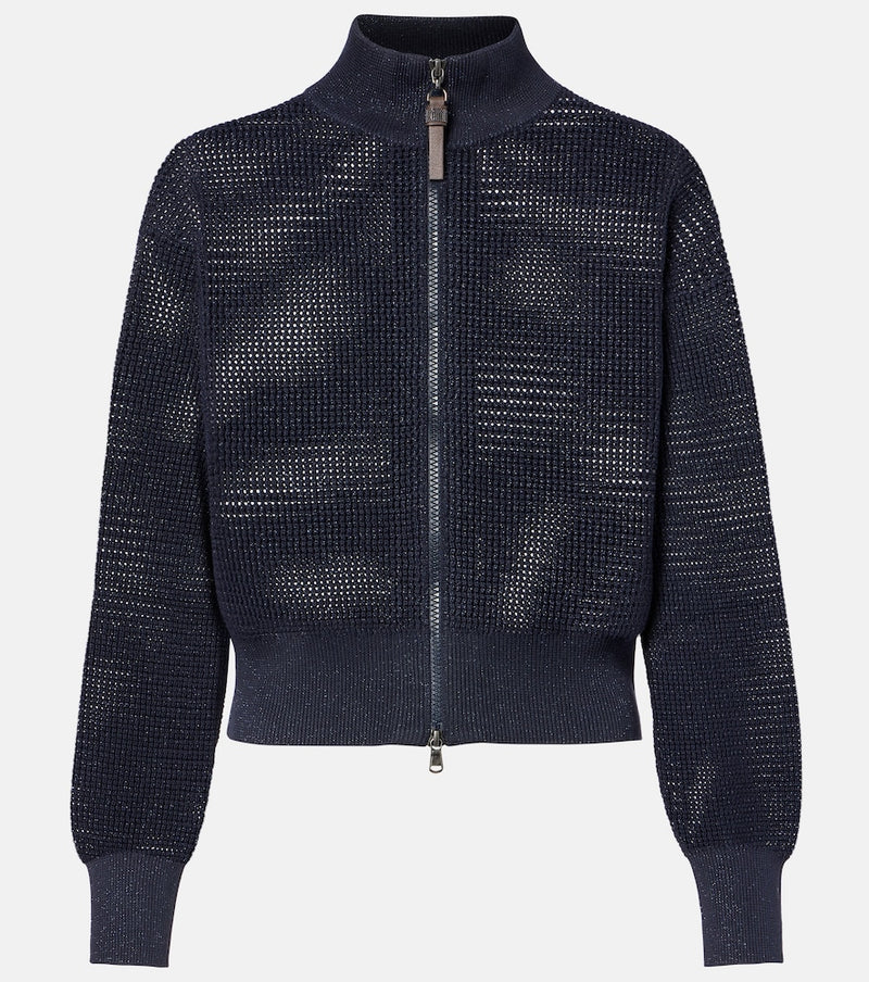 Brunello Cucinelli Cotton-blend cardigan