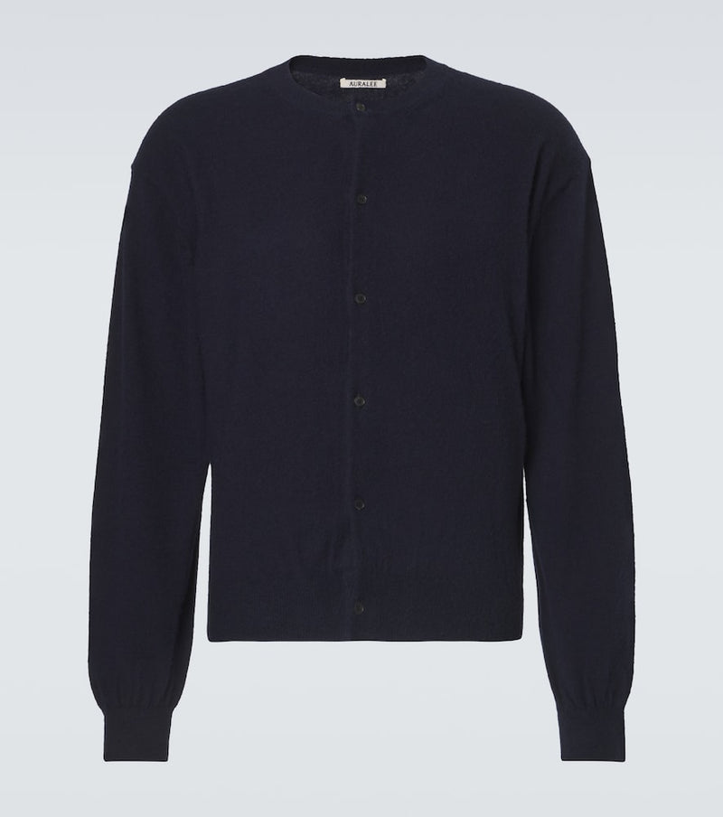Auralee Cashmere and cotton cardigan