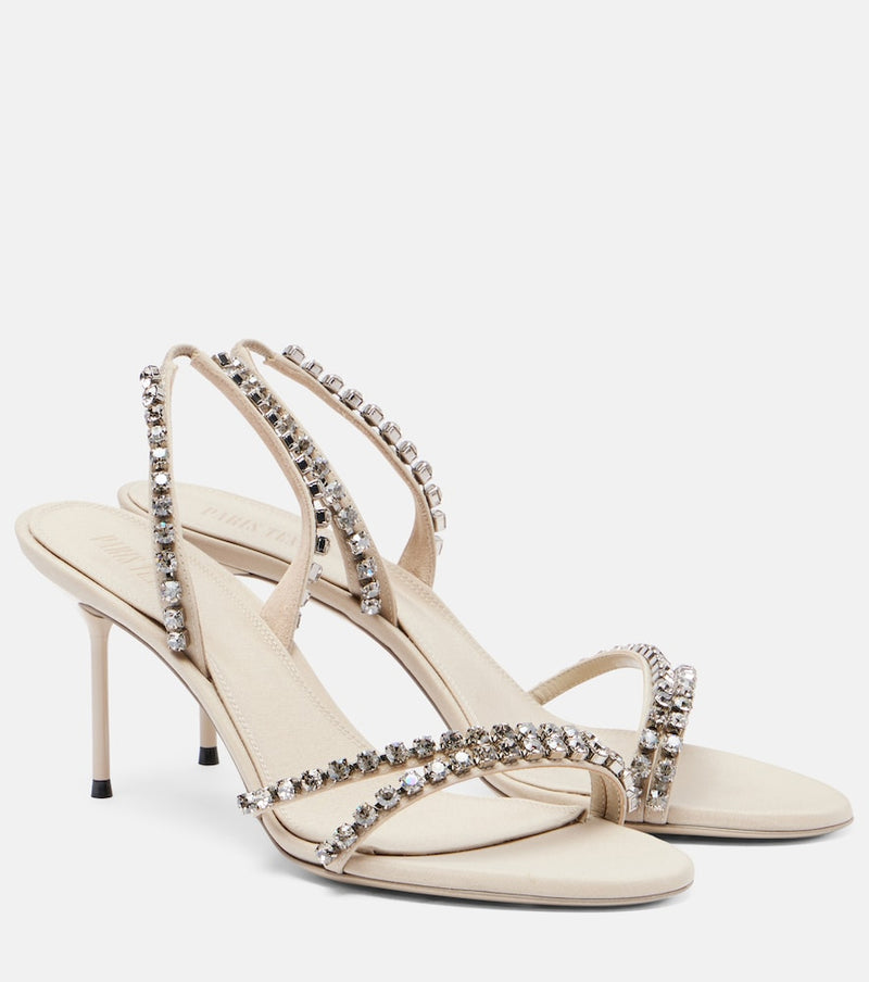 Paris Texas Lidia 70 crystal-embellished mules