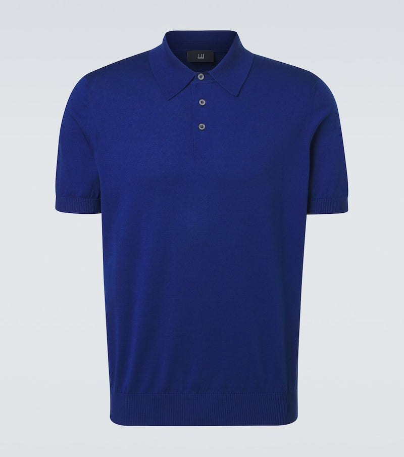 Dunhill Cotton and silk polo shirt