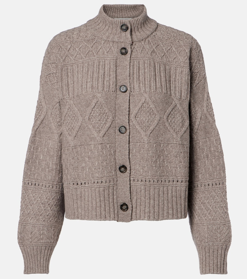 Altuzarra Amory cable-knit wool-blend cardigan