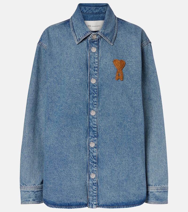 Ami Paris Ami de Cour denim shirt