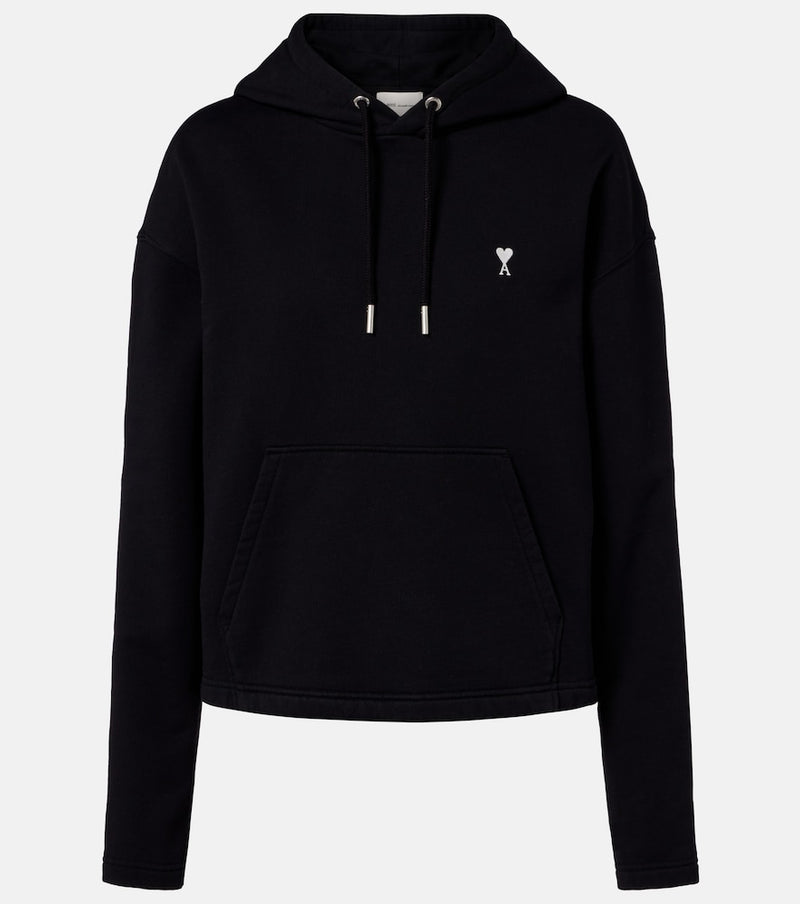 Ami Paris Ami de Cour cotton jersey hoodie