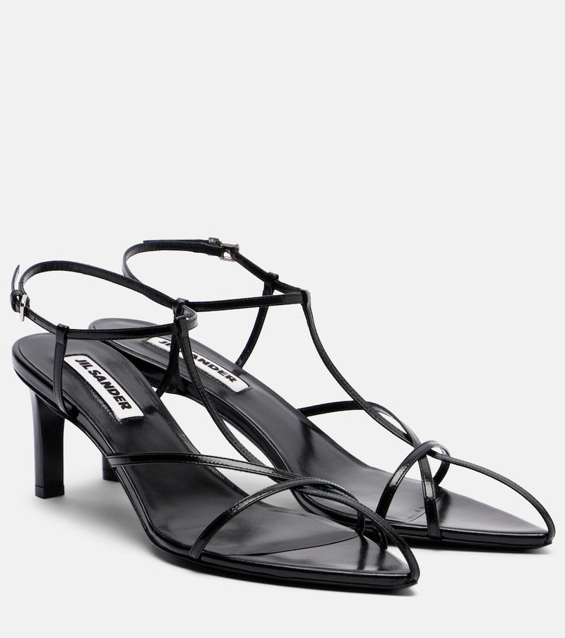Jil Sander Cage leather sandals