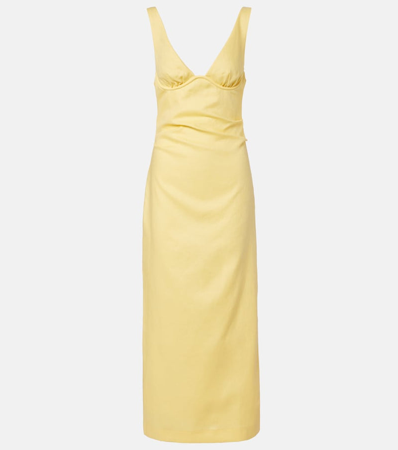 SIR Linen midi dress