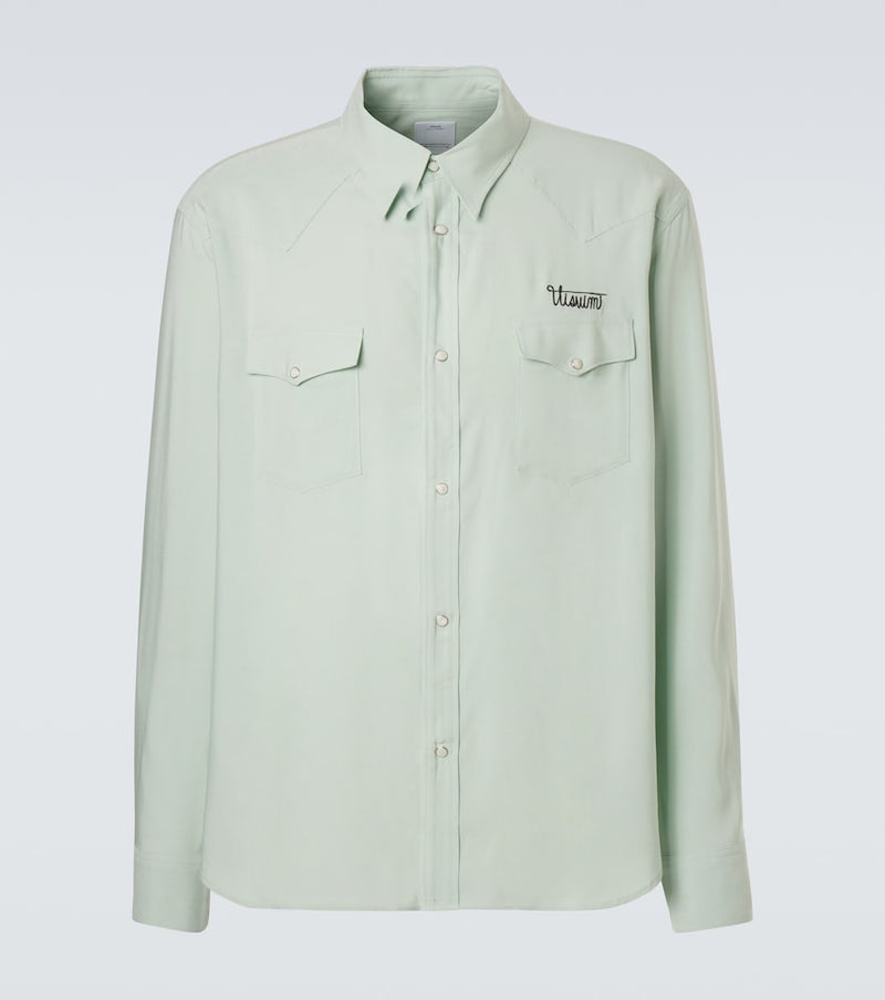 Visvim Four Corners printed canvas shirt