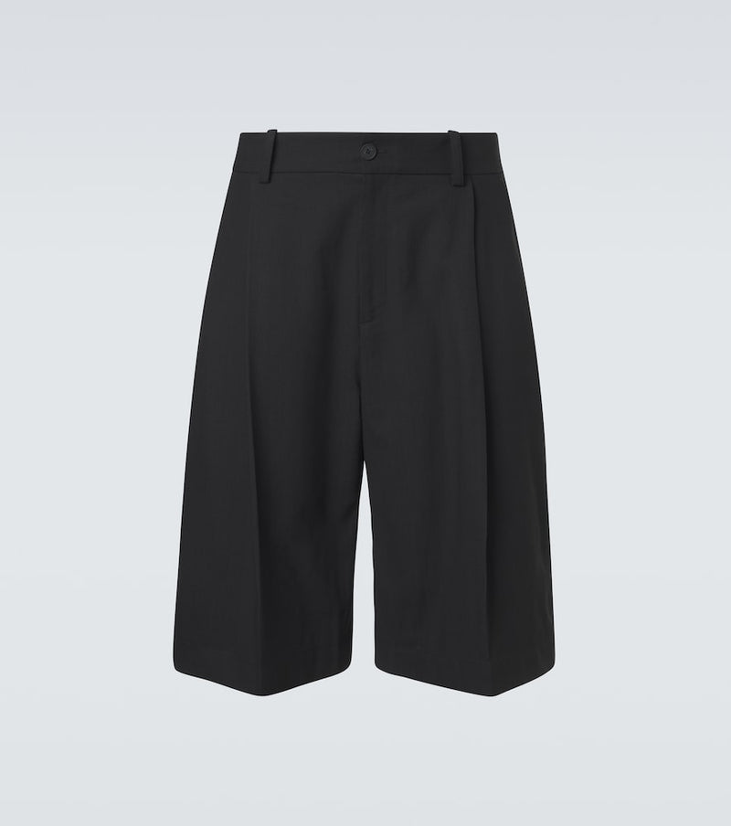 Studio Nicholson Cotton and linen Bermuda shorts